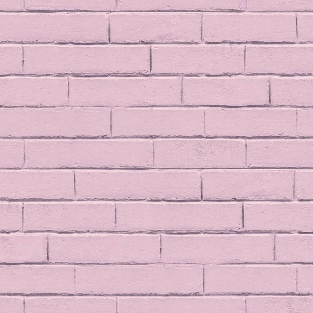 Noordwand noordwand behang good vibes brick wall roze