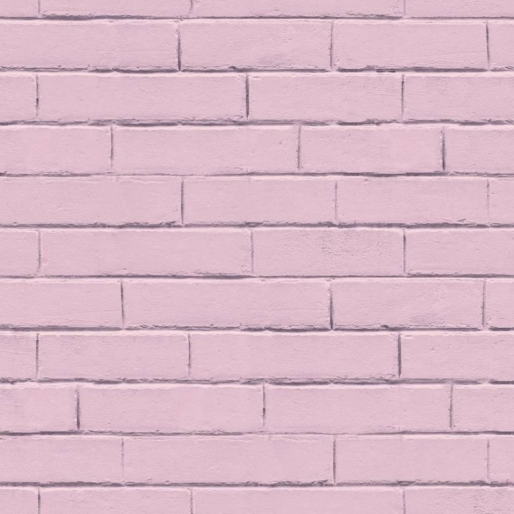 Noordwand noordwand behang good vibes brick wall roze