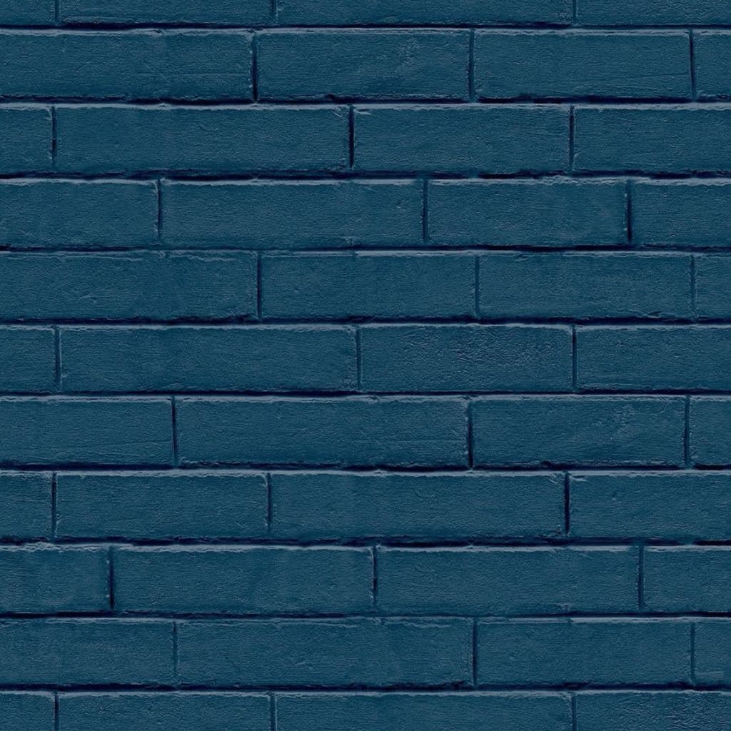 Noordwand noordwand behang good vibes brick wall blauw