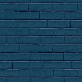 Noordwand behang good vibes brick wall blauw