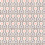 Noordwand noordwand behang good vibes hexagon pattern roze en paars