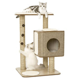 Jack and Vanilla Jack and Vanilla Cat Furniture Molly 56x56x86 cm brun