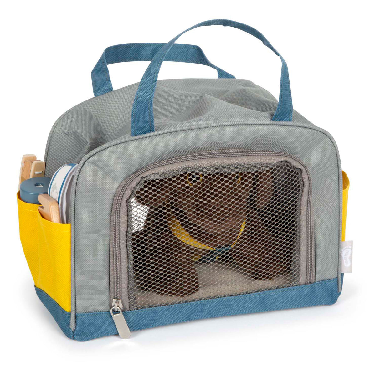 Small Foot - Cuddle dog with carrier bag and care set