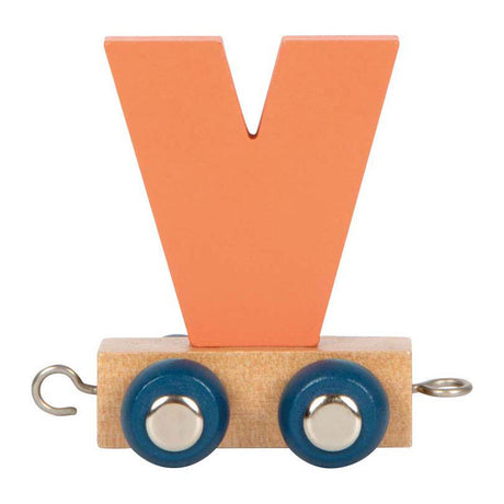 Small foot - houten lettertrein polar - v