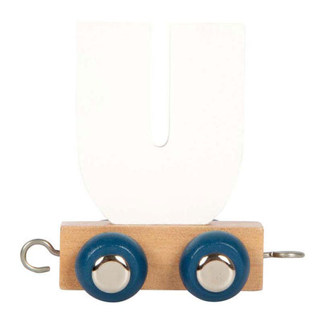 Small foot - houten lettertrein polar - u