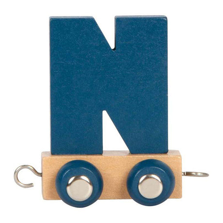Small foot - houten lettertrein polar - n