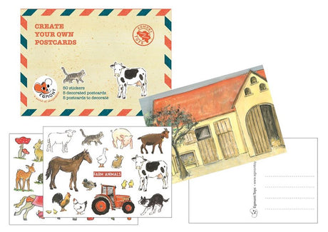Egmont knutselpakket 10 postkaarten met