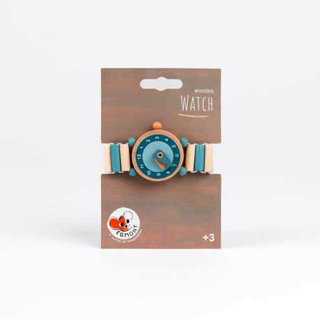Egmont horloge hout jack. 3,5 cm. (6 st) | 6 stuks