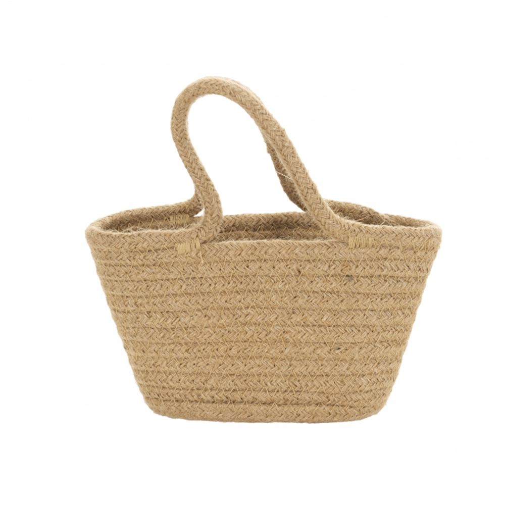 Egmont mandje van touw. 18x10,5x11 cm.