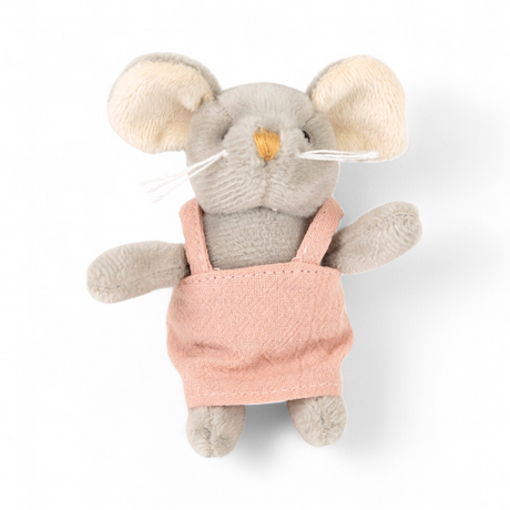 Egmont knuffel agathe de muis. 9 cm. 0+ | 5 stuks