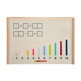 Small Foot - Wooden tenderer with calculation bars and calculation blocks set