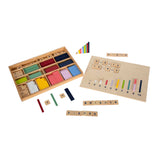 Small Foot - Wooden tenderer with calculation bars and calculation blocks set