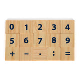 Small Foot - Wooden tenderer with calculation bars and calculation blocks set