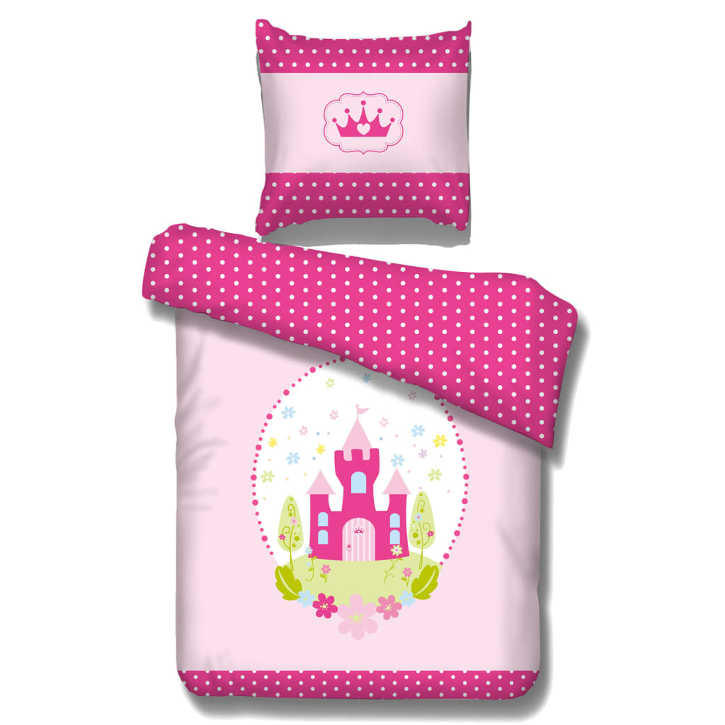 Vipack Vipack Duvet Overlay Set Prinzessin 195x85 cm Baumwolle