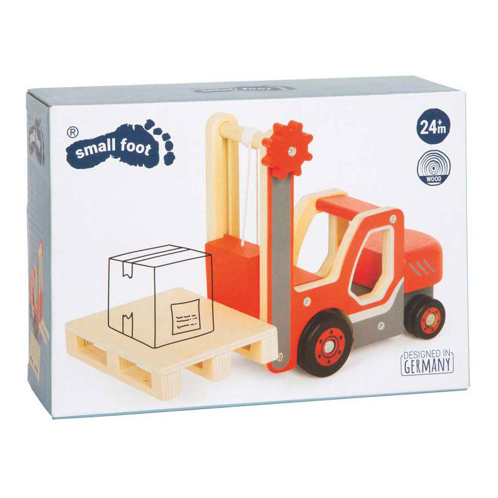 Small foot - houten heftruck met pallet