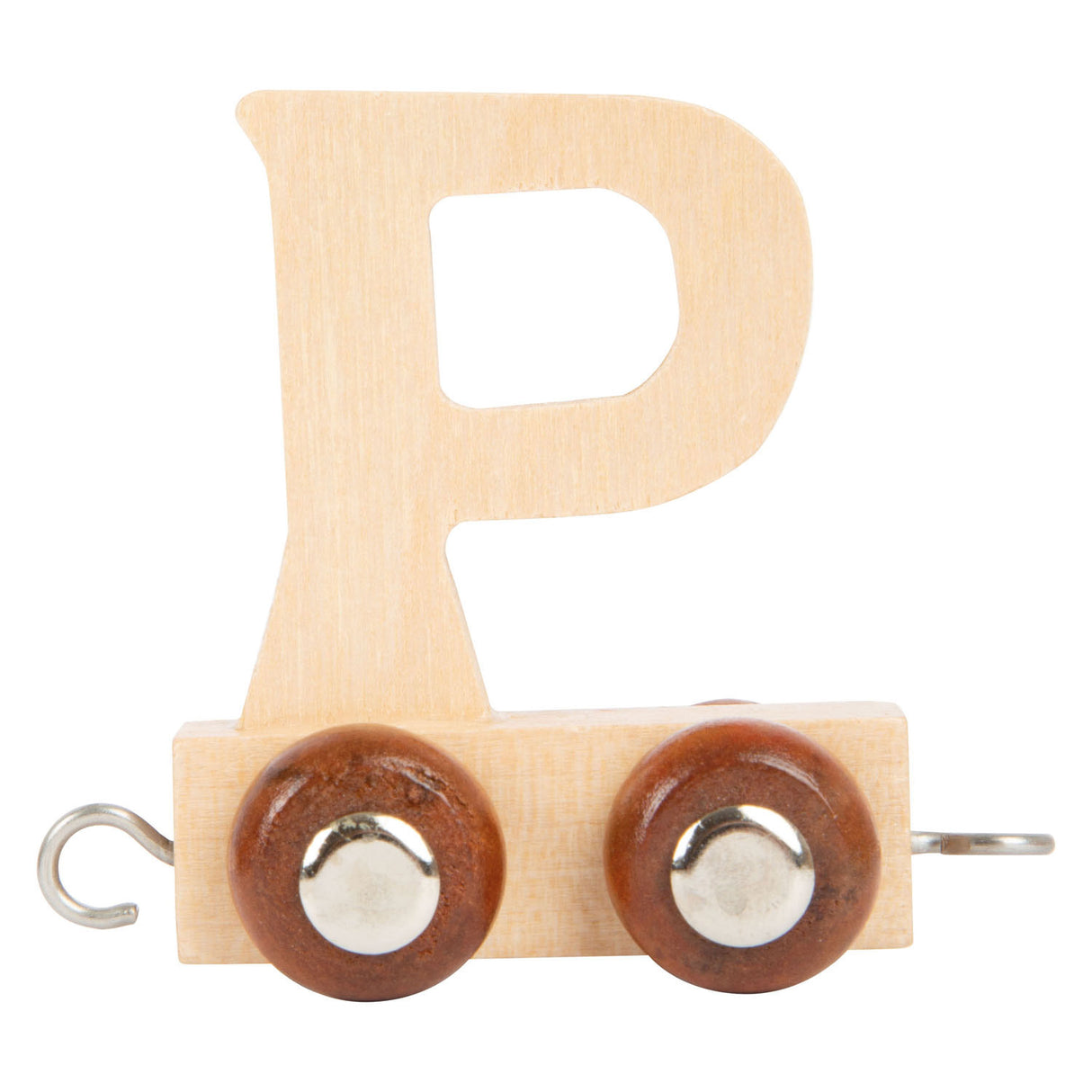 Small foot - houten lettertrein - p - 12 stuks