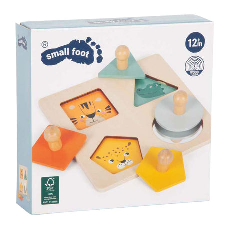 Small foot - houten vormen montessori puzzel fsc