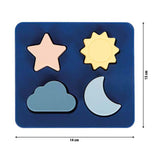 Small foot - siliconen puzzel