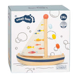 Small foot - houten zeilboot grote oceaan