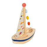 Small foot - houten zeilboot grote oceaan