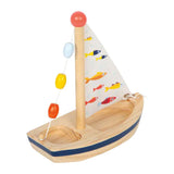 Small foot - houten zeilboot grote oceaan
