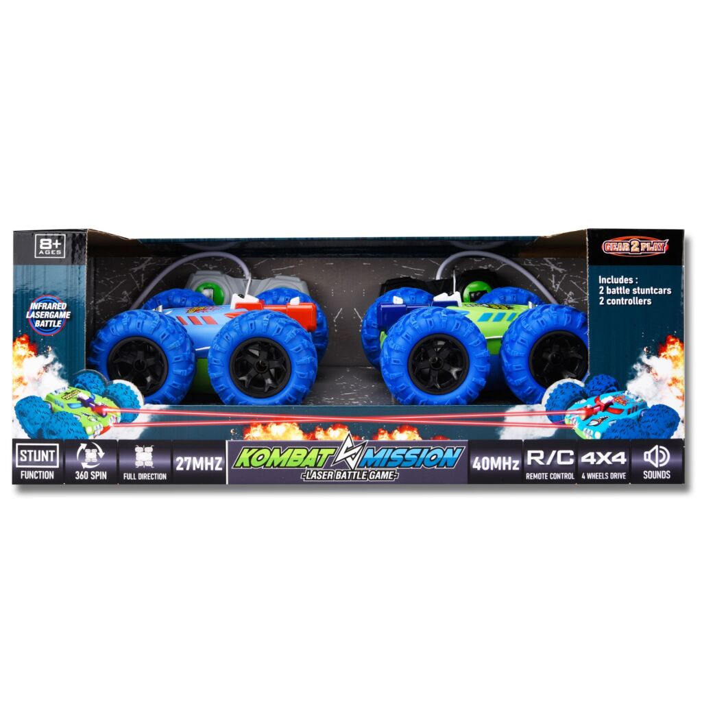 Gear2Play Kombat Mission RC Controllable Auto Duo Set