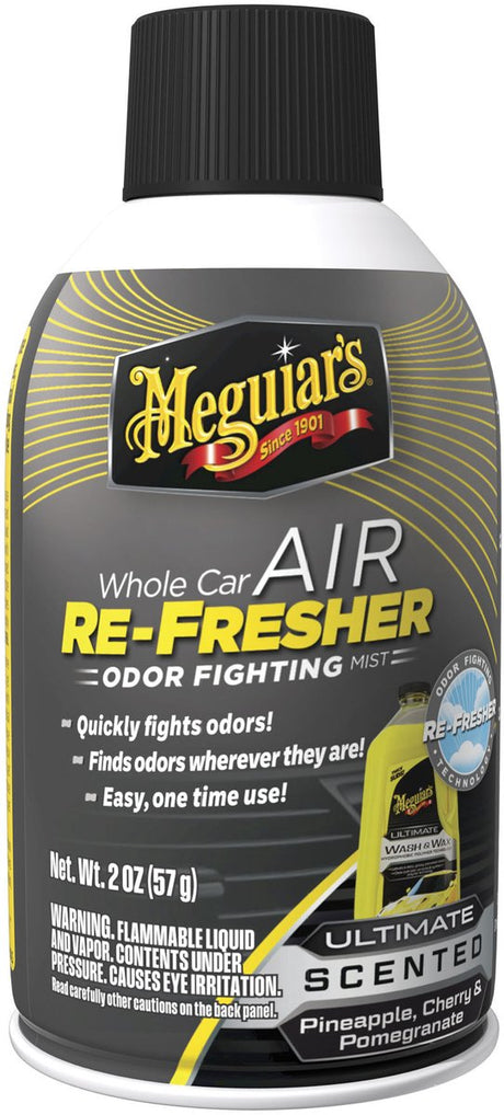 Meguiar's meguiar’s ultimate whole car air refresher – auto luchtverfrisser – verwijdert ongewenste geuren – voor voertuiginterieurs