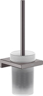 Hansgrohe addstoris closetborstelgarnituur wandmontage brushed black chrome