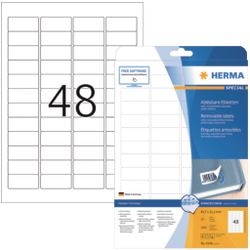 Merkloos sans marque herma etiketten wit movables verwijd. 45.7x21.2 a4 1200 st