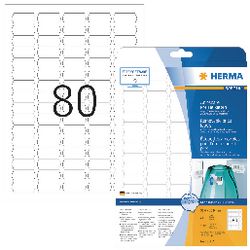 Herma verwijderbare prijsetiketten a4, 35,6 x 16,9 mm, wit