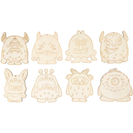 Creativ company https: www.cchobby.nl houten-figuren-monsters-h-12-4-cm-dikte-3-mm-8-stuk-1-doos