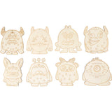 Creativ company http: www.cchobby.nl houten-figuren-monsters-h-12-4-cm-dikte-3-mm-24-stuk-1-doos