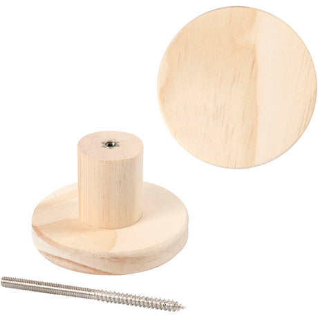 Creativ company http: www.cchobby.nl kapstok-rond-4-5-cm-7-cm-1-stuk