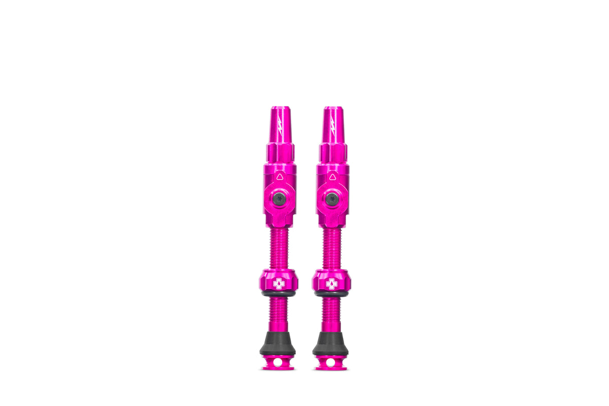 Muc-off tubeless ventiel big bore lite large pink franse presta ventiel 45mm - 545286