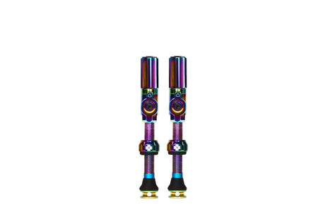 Muc-off tubeless ventiel big bore hybrid large iridescent auto schräder ventiel 45mm