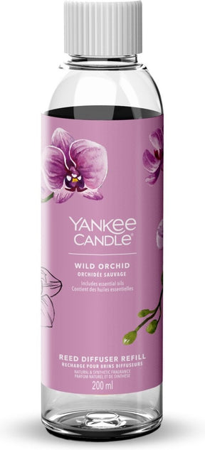 Yankee candle - navulling voor geurstokjes 200 ml - wild orchid