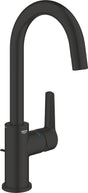 Grohe quickfix start eengreeps wastafelmengkraan waterbesparend - incl. draaibare uitloop en pop-up waste - l-size - matte black