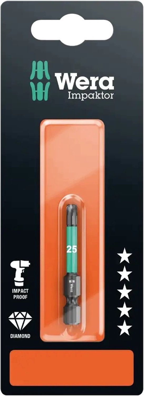 Wera torx slagmoer bit tx25 50mm 1 4 impaktor