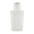 Naturel collections dijk natural collections vaas metaal 14x9x28,5cm wit grey-wash
