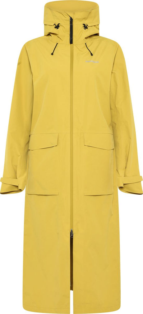Didriksons nadja wns parka l 4 dames outdoorjas - yellow pollen