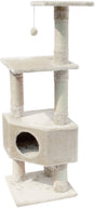 Ebi - classic - loona - krabpaal - sisal pluche - 40x40x135cm beige