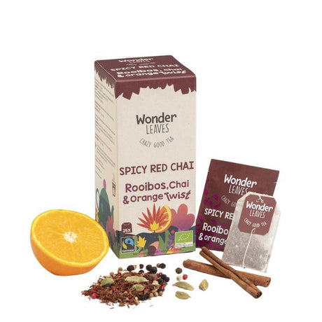 Wonder leaves bio ft spicy red chai (25x 1,8gr)