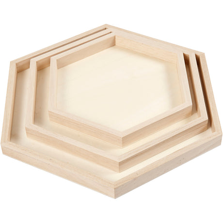 Creativ company dienbladen, d: 21+26+31 cm, 3 stuks, keizerin boom
