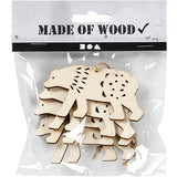 Creativ company http: www.cchobby.nl ornament-ijsbeer-h-4-5-cm-d-0-5-cm-b-7-5-cm-4-stuk-1-doos