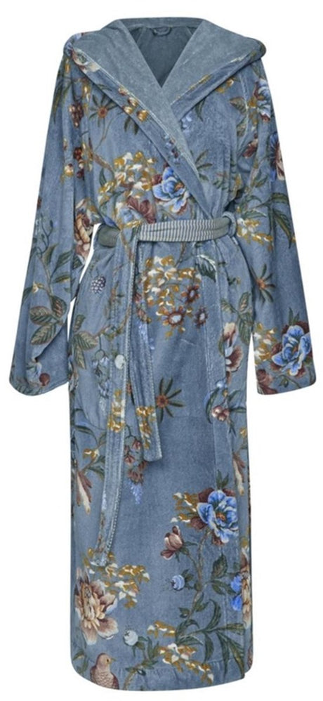 Pip studio badjas secret garden badjas - blauw s