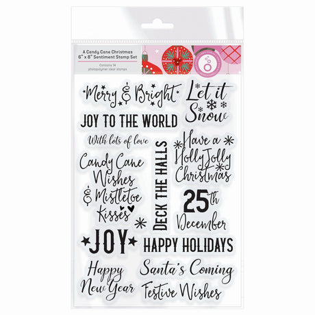 Tonic studios • a candy cane christmas stamp set sentiments
