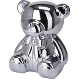 Home styling spaarpot beer zilver goud 2 assorti