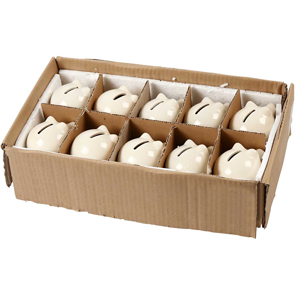 Http: www.cchobby.nl spaarvarken-h-8-cm-b-8-5-cm-off-white-10-stuk-1-doos