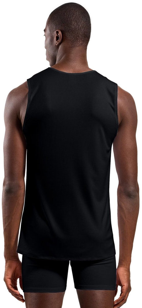 Odlo active light base layer singlet met ronde hals - mannen - zwart - m