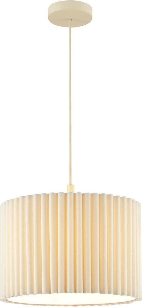 Brilliant velin - hanglamp - 1-lichts - e27 - beige